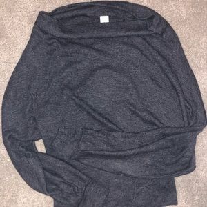 Free people gray sweater